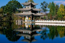 Deyue Pavilion, Black Dragon Pool Park, Lijiang, Yunnan Province, China