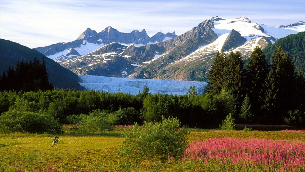 A Photographer's Canvas, Mendenhall Glacier, Alaska